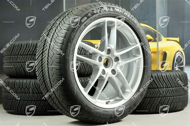 19-inch TURBO II winter wheel set, wheels 9J x 19 ET 60 + 10J x 19 ET61 + NEW tyres Michelin Pilot Alpin 4, 255/45 R19+285/40 R19, with TPM