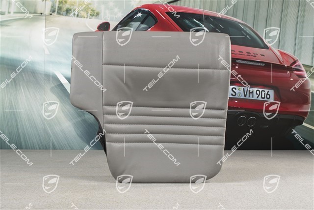Back seat lower / cushion, Coupe/Targa, leatherette, Graphite grey, L