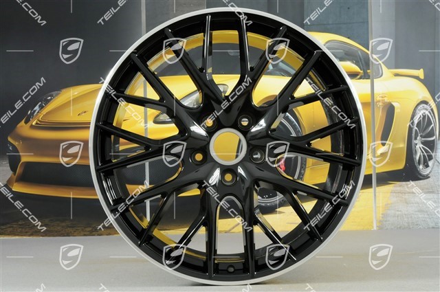 21-inch wheel rim Panamera Sport Design, 10,5J x 21 ET71, for winter use, black high gloss