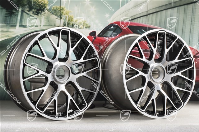 20-inch Wheels set Turbo S, central locking, 8,5J x 20 ET51 + 11J x 20 ET59