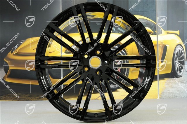 21-inch Turbo III alloy wheels set, 9J x 21 ET26 + 10J x 21 ET19, black high gloss