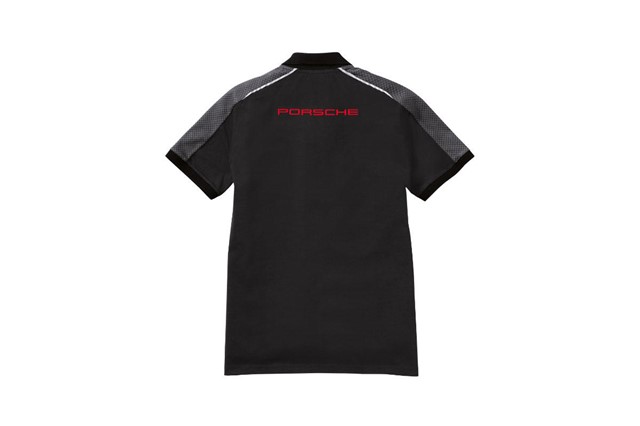 Męska koszulka polo z kolekcji Racing Collection, black/grey - XXL 56