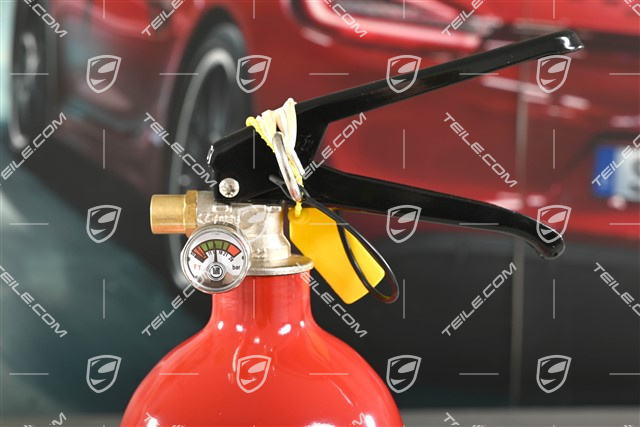 Fire extinguisher with bracket / holder