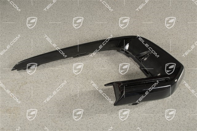 Disc / cover for front bumper retaining frame, Sport design package, black, L