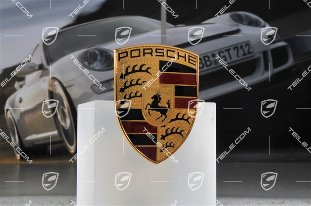 Bonnet badge, crest Porsche