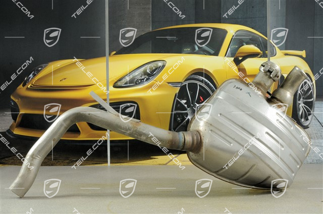 Rear silencer, Panamera Diesel, R Rear silencer, Panamera Diesel, R