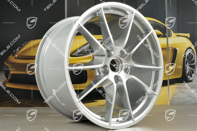 20" Carrera S III wheel rim set, 8,5J x 20 ET51 + 11J x 20 ET52, brilliant chrome finish