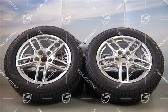 19-inch Cayenne Turbo winter wheel set, wheels 8,5 J x 19 ET59 + Pirelli tyres 265/50 R19, without TPMS sensors