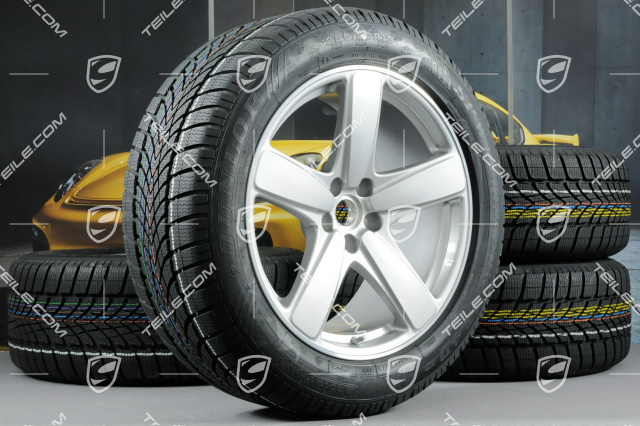 19-inch "Sport Classic" winter wheels set, rims 8J x 19 ET21 + 9J x 19 ET21, Dunlop winter tyres 235/55 R19 + 255/50 R19, with TPMS