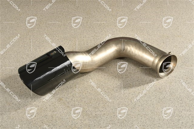 Tail pipe, inner, black, L