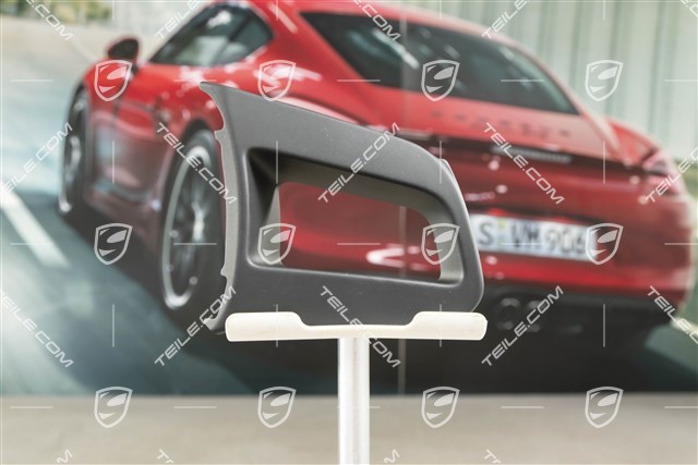 Trim, Rear, GT Sports Steering wheel, Black, L