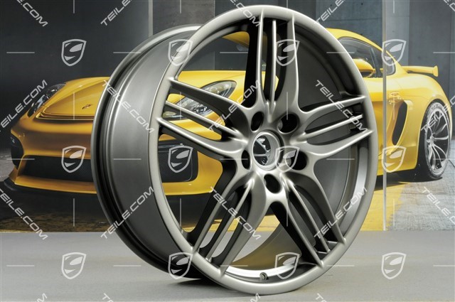 20" Felgensatz Sport Design, 8,5J x 20 ET51 + 11J x 20 ET52, Platinum Seidenmatt