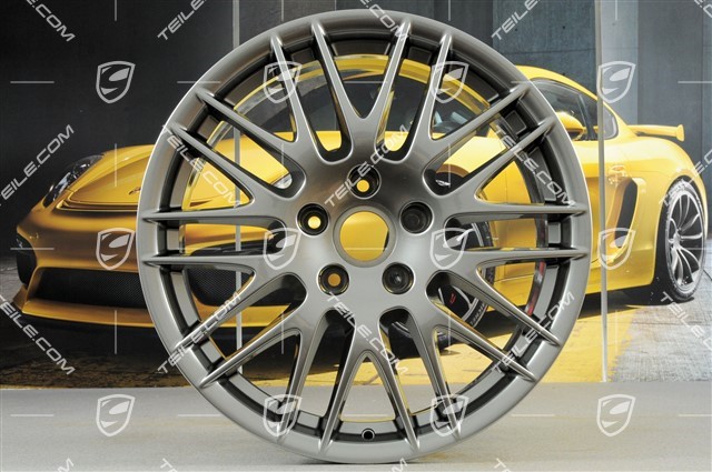 20-inch RS Spyder Design wheel, decorative silver and titanium, 9J x 20 ET57