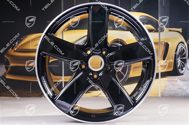 21-inch wheel Cayenne Sport Classic, 10J x 21 ET50, Jet Black Metallic