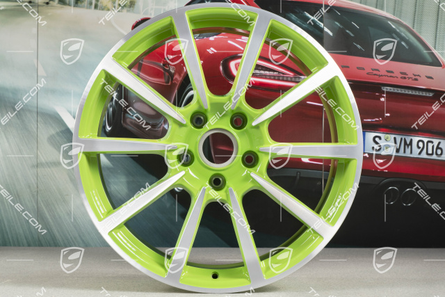 20-inch wheel Carrera Classic (II), 8,5J x 20 ET49, Lizard green