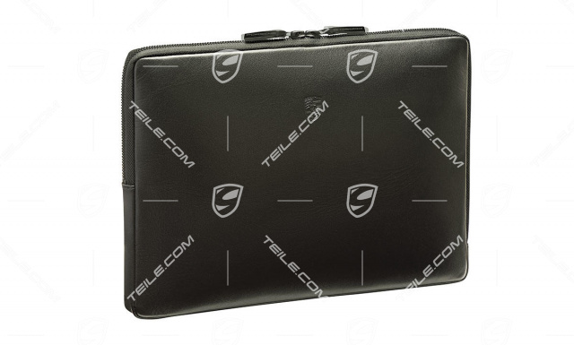 Laptop Sleeve, leather, black, 13''