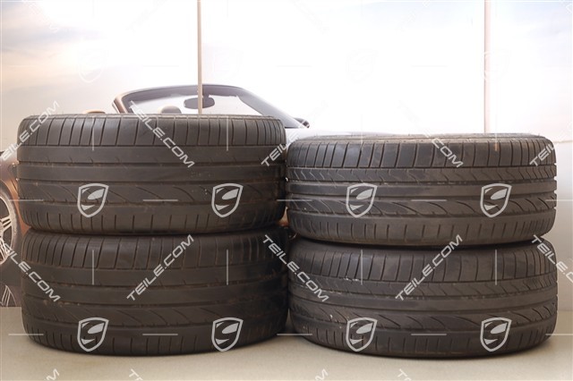 18-inch Cayman S summer wheel set, wheels 8J x 18 ET57 + 9J x 18 ET43 + tyres 235/40 ZR18 + 265/40 ZR18