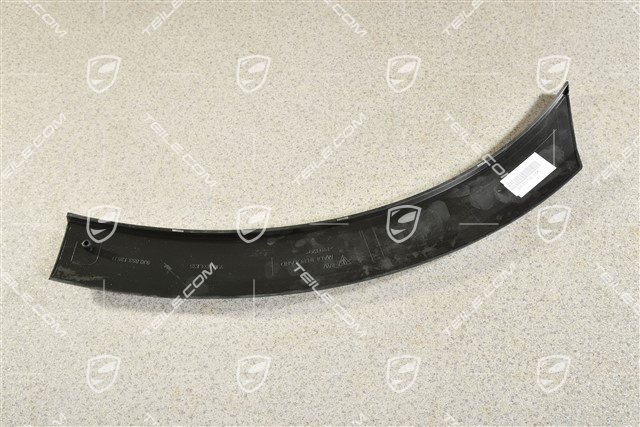Wide Wheel Arch, Front Wing / Fender moulding, Satin Black, L