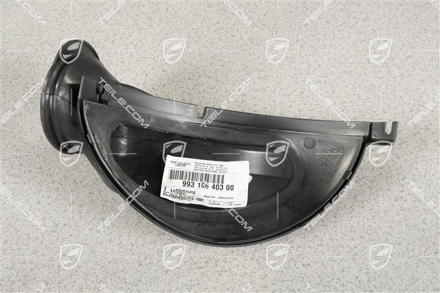 Air duct / air scoop, engine cooling