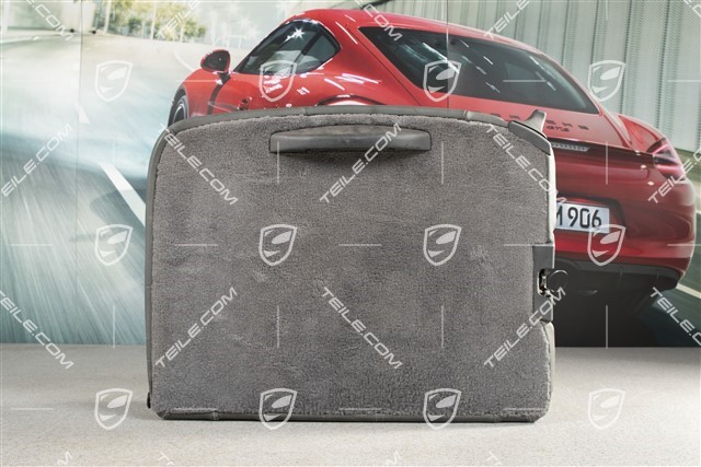 Back seat backrest, Coupe/Targa, Leather, Stone grey, R