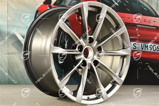 19-inch wheel rim Boxster S, 10J x 19 ET45, Platinum satin mat