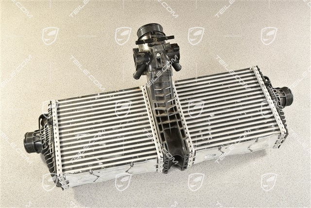 Turbo, Charge air cooling system Intercooler