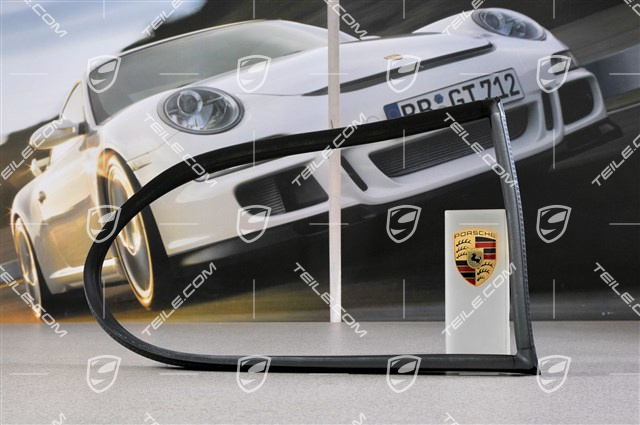 Sealing frame for rear quarter glass, R Sealing frame for rear quarter glass, R
