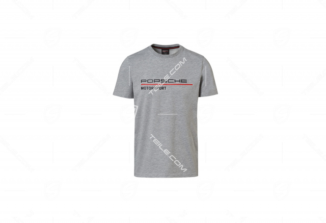 ORIG. Porsche Motorsports Collection, Fanwear, T-Shirt, Men, grey L 52/54