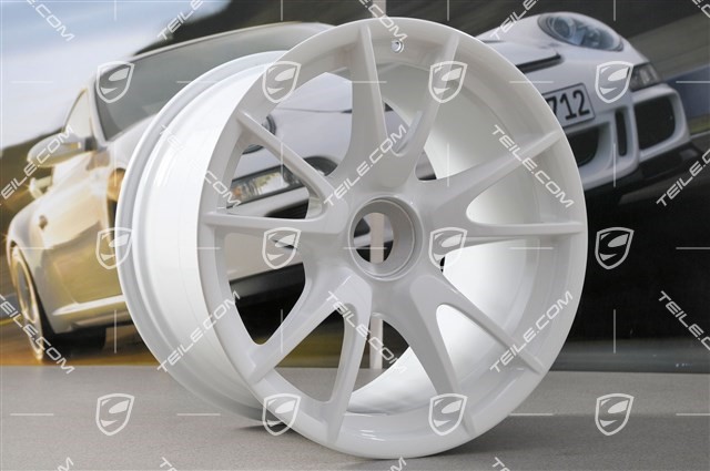 19-inch GT3 RS 4.0 wheel, central locking, 12J x 19 ET48, white