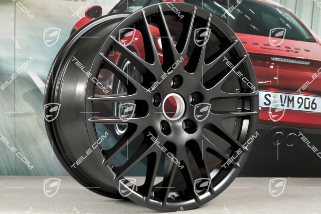 20-inch RS Spyder Design wheel, 9J x 20 ET57, black satin mat