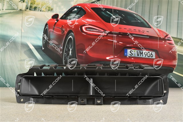 Turbo, Rear bumper air exhaust duct centre, matte black