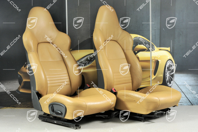 Sport seats (broad), manual adjustment, leather, "savanna" beige, set L+R