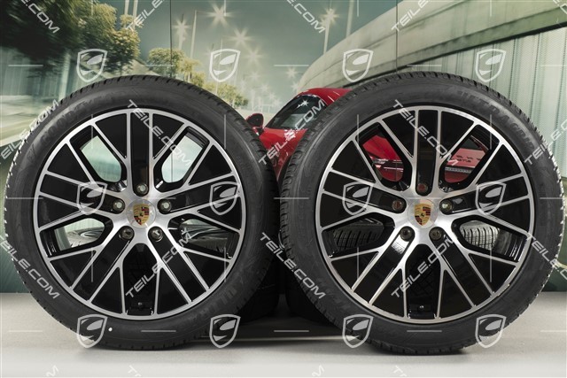 20-inch Turbo Aero winter wheel set, rims 9J x 20 ET54 + 11J x 20 ET60 + NEW Goodyear winter tyres 245/45 R20 + 285/40 R20