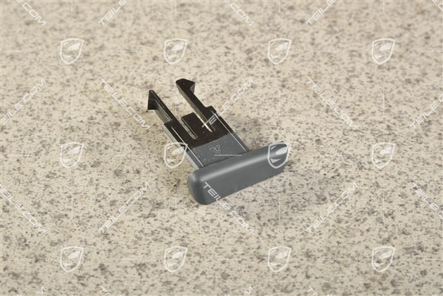Roof molding rear cap, R