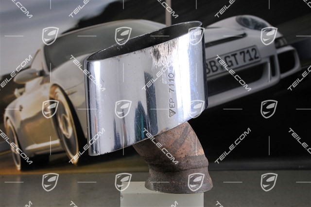 Sportowa rura wydechowa / końcówka wydechu, Carrera S / 4S, L