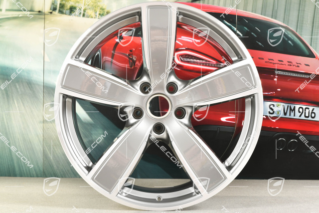 22-inch wheel rim, Sport Classic, 11,5J x 22 ET61, Platinum Silver