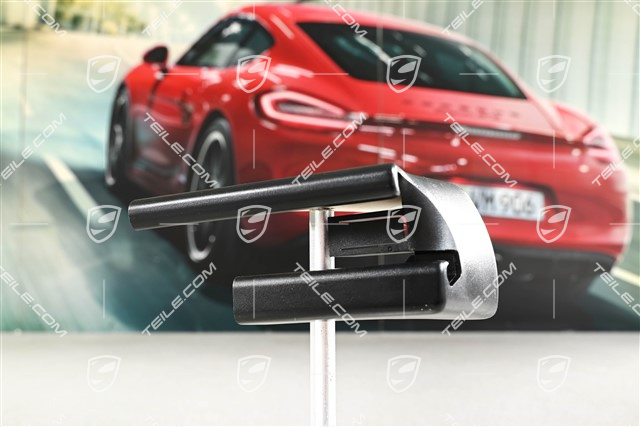 Front seat rail cover, L