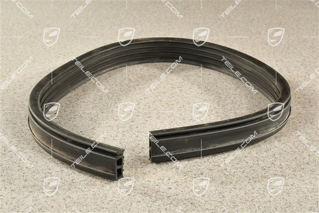 Rear bumper seal / piping, lateral, L=R