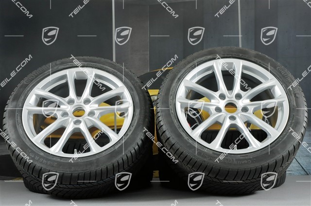 19-inch winter wheels set "Panamera S", rims 9J x 19 ET64 + 10,5 J x 19 ET62 + Continental ContiWinterContact PS830 P winter tyres 265/45 R19 + 295/40 R19