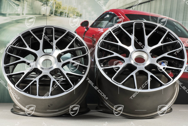 20" Felgensatz Turbo S, Zentralverschluss, 8,5J x 20 ET51 + 11J x 20 ET59