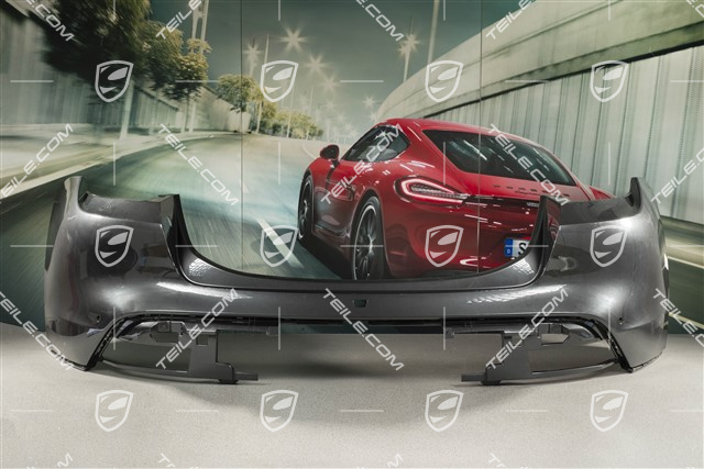 Rear bumper lining with Park assist sensor holes