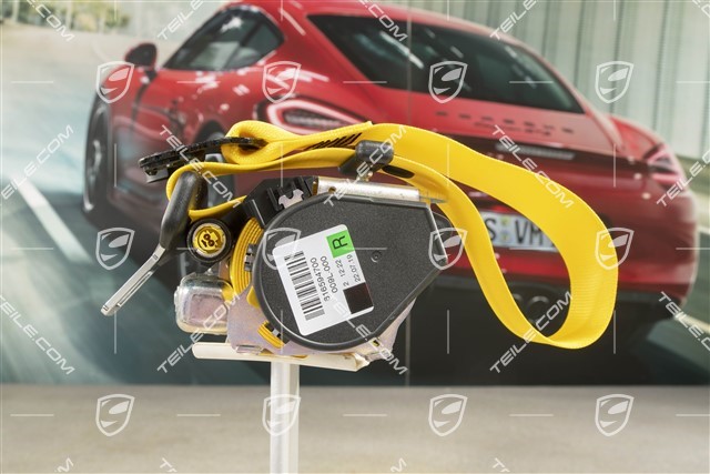 Pas bezpieczeństwa, żółty (Racinggelb), cabrio, przód, R