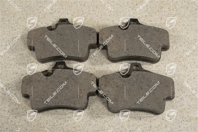 Set of brake pads, PCCB ceramic brakes, GT3/GT2, L+R