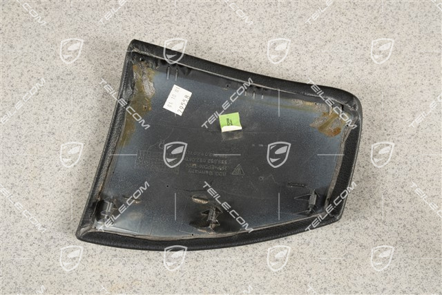 Centre console side trim, leatherette, Black, R