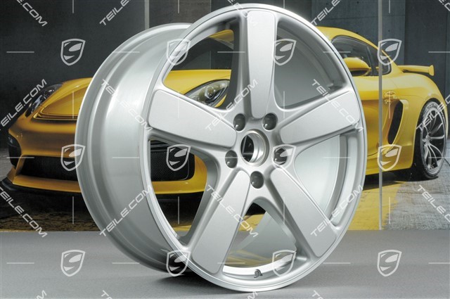 21-inch wheels rims set Cayenne Sport Classic, 10J x 21 ET50, in GT-silver