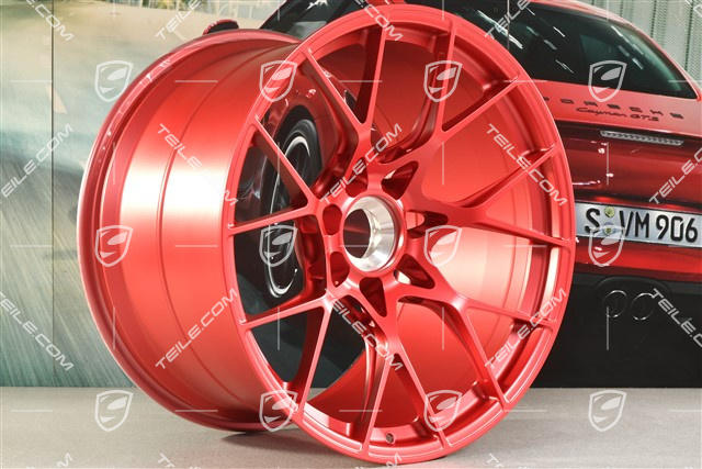 21-inch wheel rim GT3RS, 13J x 21 ET31, Pyro Red