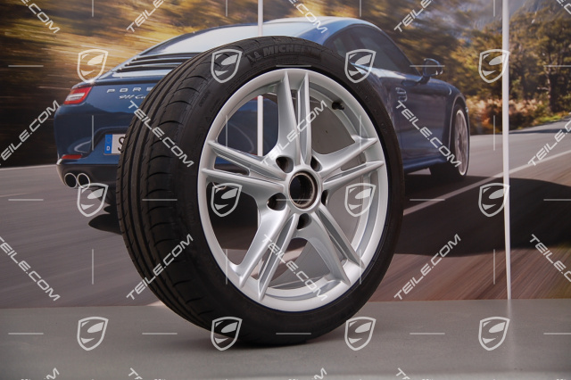 18" Boxster S II komplet kół letnich, przednie felgi 8J x 18 ET57 + tylne 9J x 18 ET43 + opony 235/40 ZR18 + 265/40 ZR18