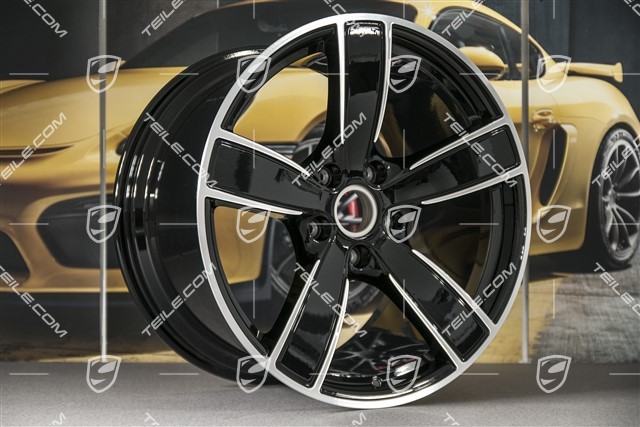 20" Felge Carrera Sport, 11,5J x 20 ET56, schwarz hochglanz