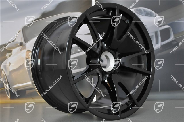 TEILE.COM | 19-inch GT3 II RS 4.0 / GT2 RS wheel set, black, front 9J x ...