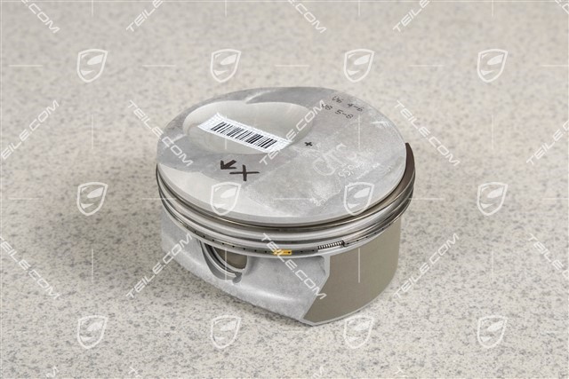 Piston complete with piston rings, snap rings / circlips, piston pin / Cyl. 5-8 560-565 G, S / GTS